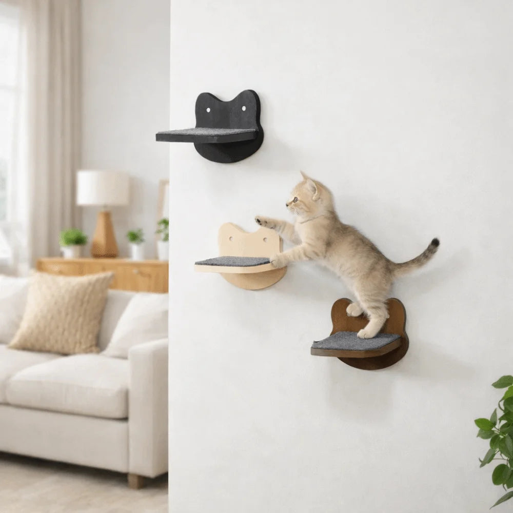 Soft Felt Cat Platform – Elevated Resting Spot for Calm, Confident Cats