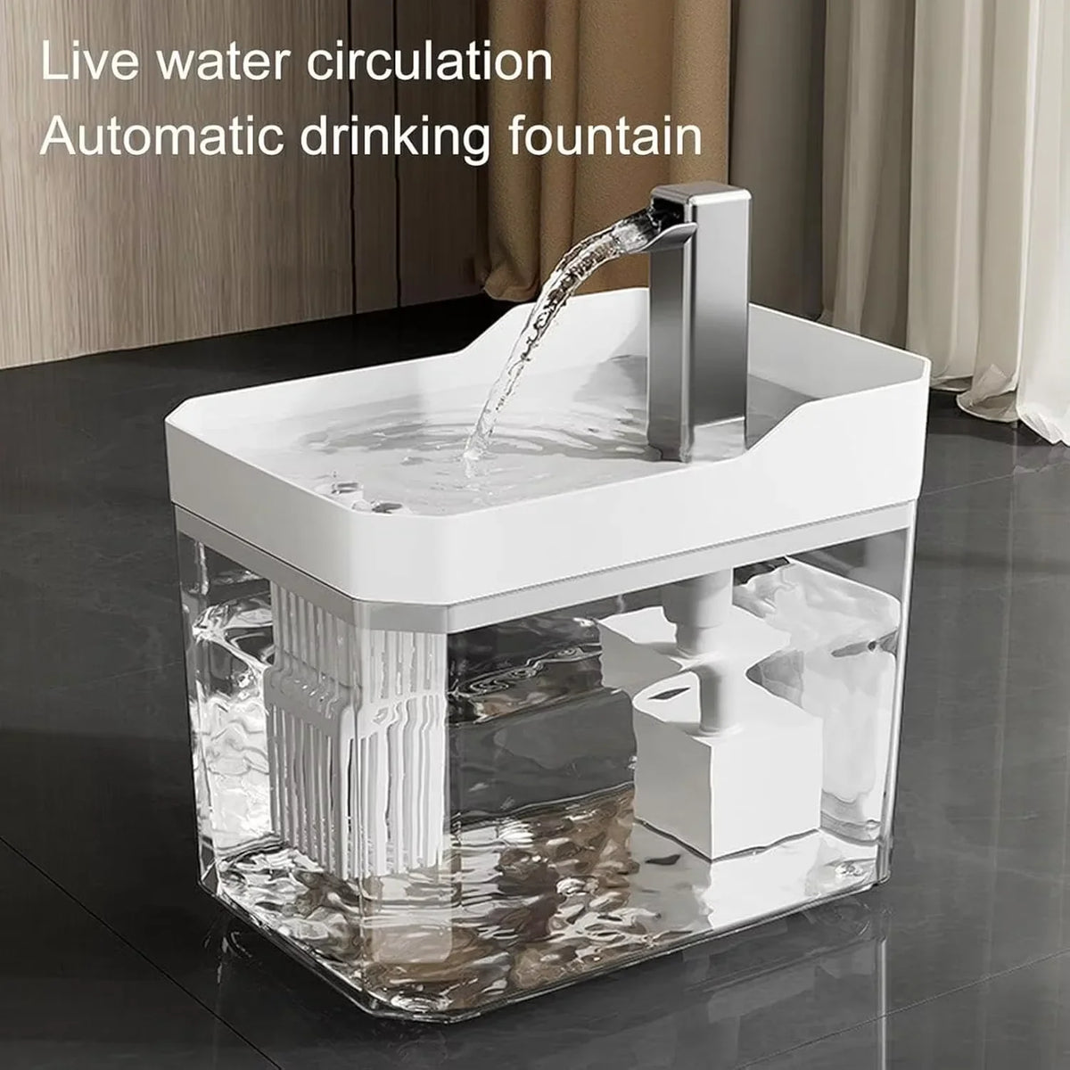 CrystalFlow Cat Water Fountain — Fresh Running Water & Daily Hydration