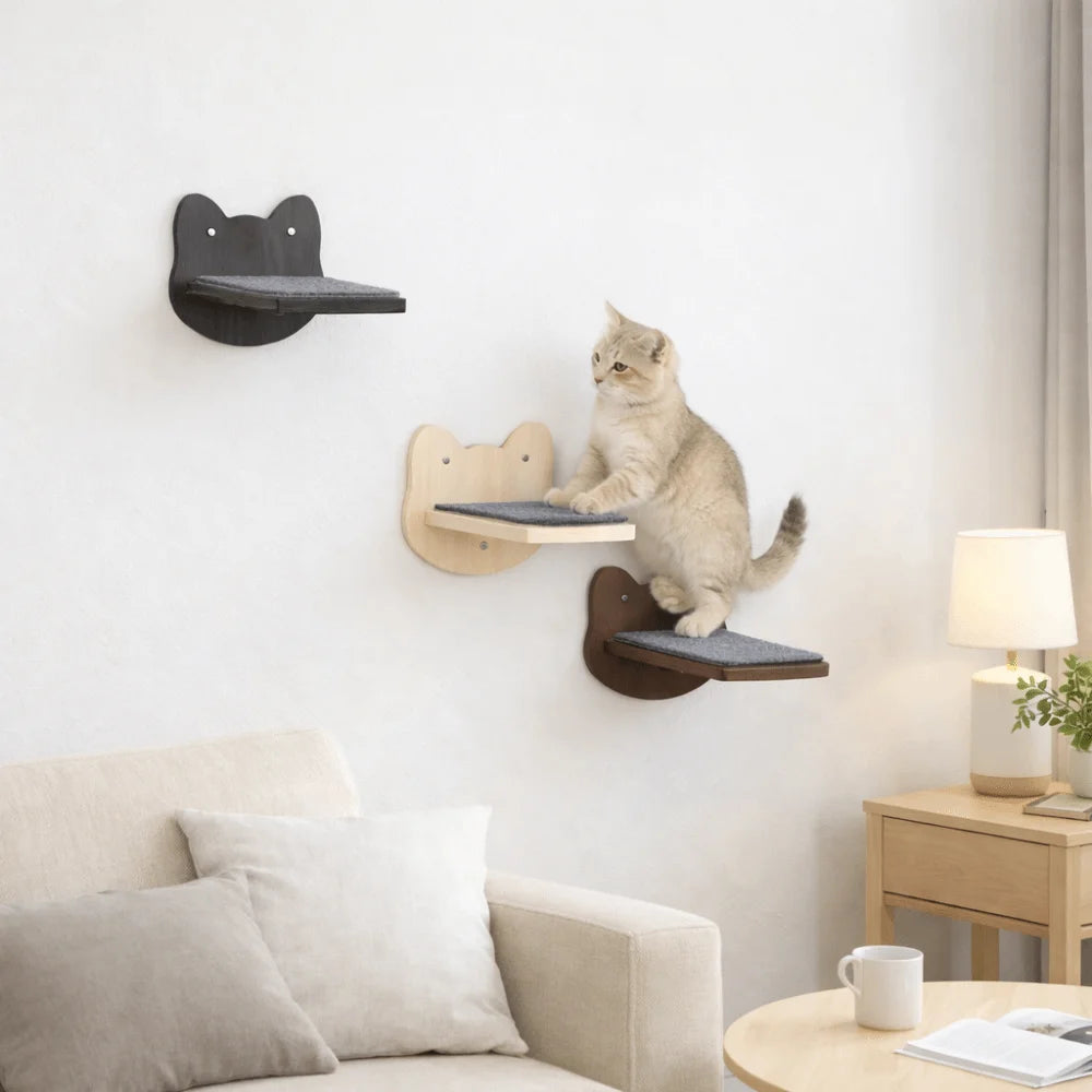 Soft Felt Cat Platform – Elevated Resting Spot for Calm, Confident Cats
