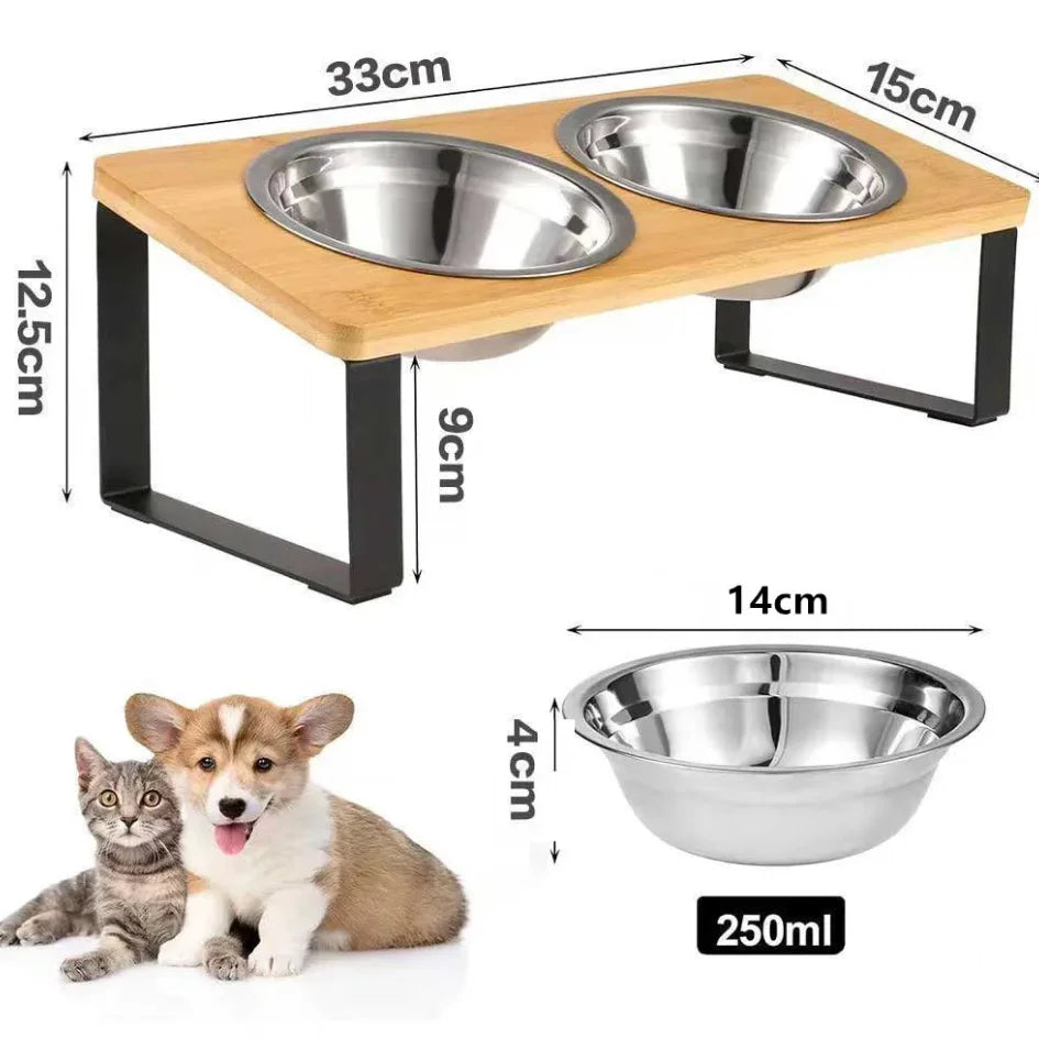 Elevated Cat Feeding Bowl — Comfortable Eating at a Natural Height