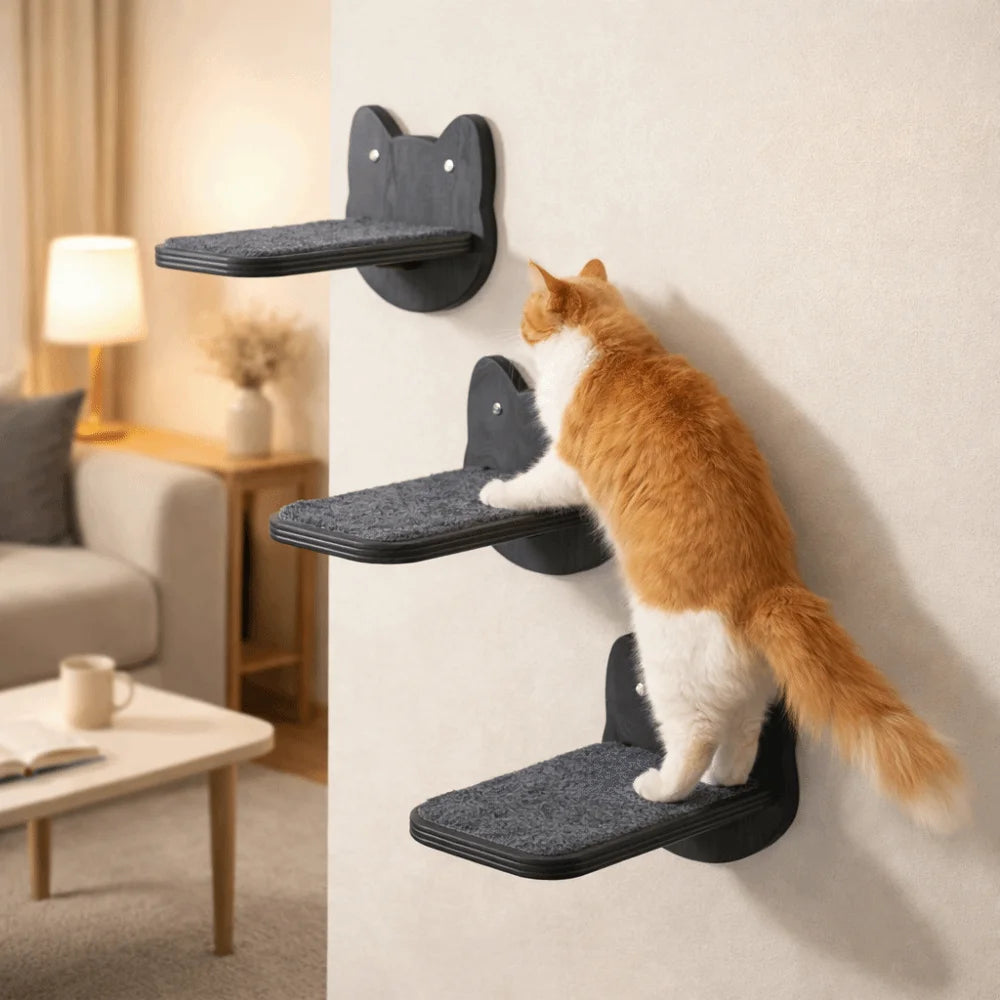 Soft Felt Cat Platform – Elevated Resting Spot for Calm, Confident Cats