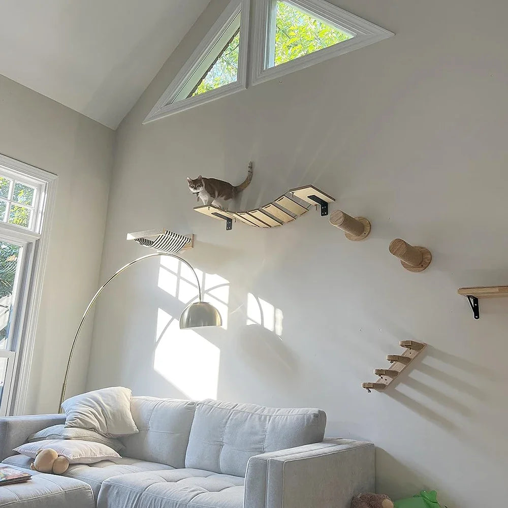 Elevated Cat Climbing Perch — Safe Higher Ground for Confident Cats