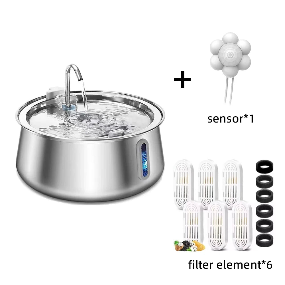 Quiet Flow Cat Water Fountain — Fresh Running Water for Daily Hydration