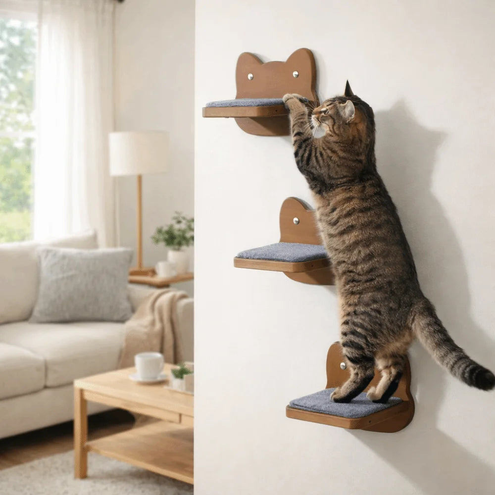 Soft Felt Cat Platform – Elevated Resting Spot for Calm, Confident Cats