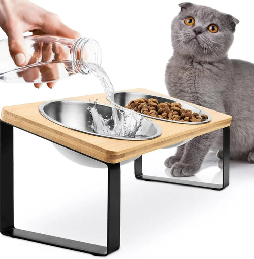 Elevated Cat Feeding Bowl — Comfortable Eating at a Natural Height