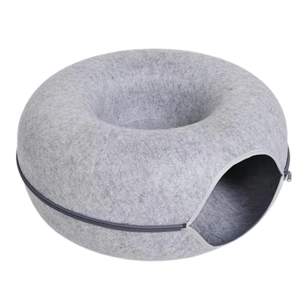Soft Cat Hideaway Donut — A Safe, Enclosed Space for Deep Sleep