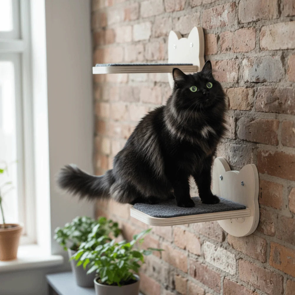 Soft Felt Cat Platform – Elevated Resting Spot for Calm, Confident Cats