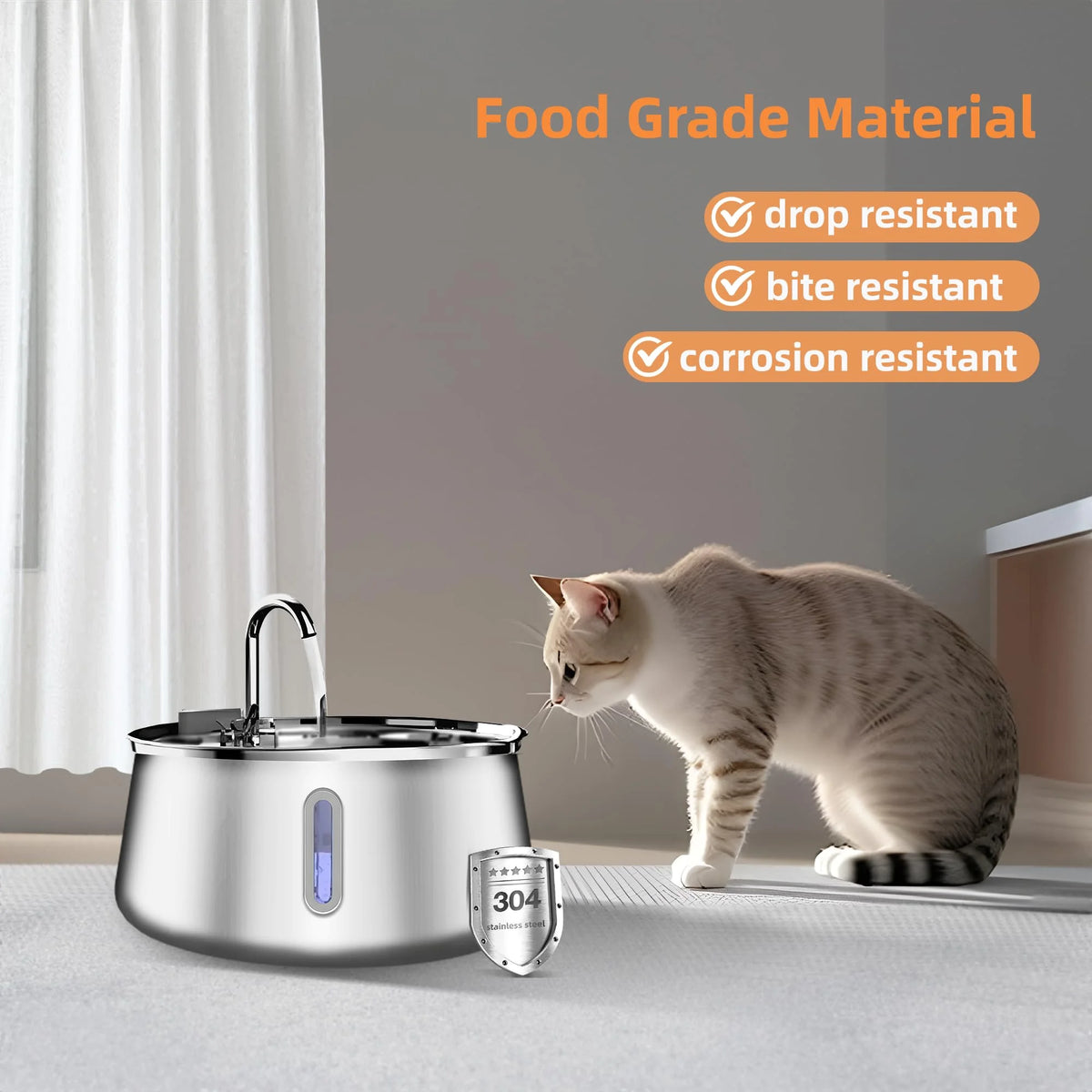 Quiet Flow Cat Water Fountain — Fresh Running Water for Daily Hydration