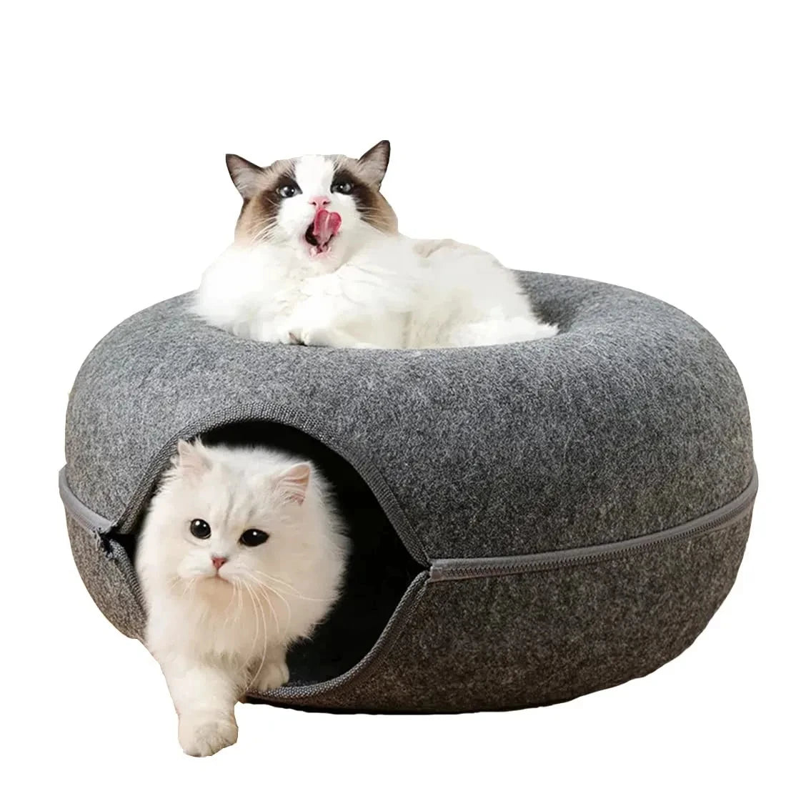 Soft Cat Hideaway Donut — A Safe, Enclosed Space for Deep Sleep