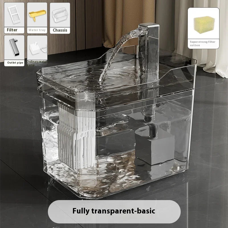 CrystalFlow Cat Water Fountain — Fresh Running Water & Daily Hydration