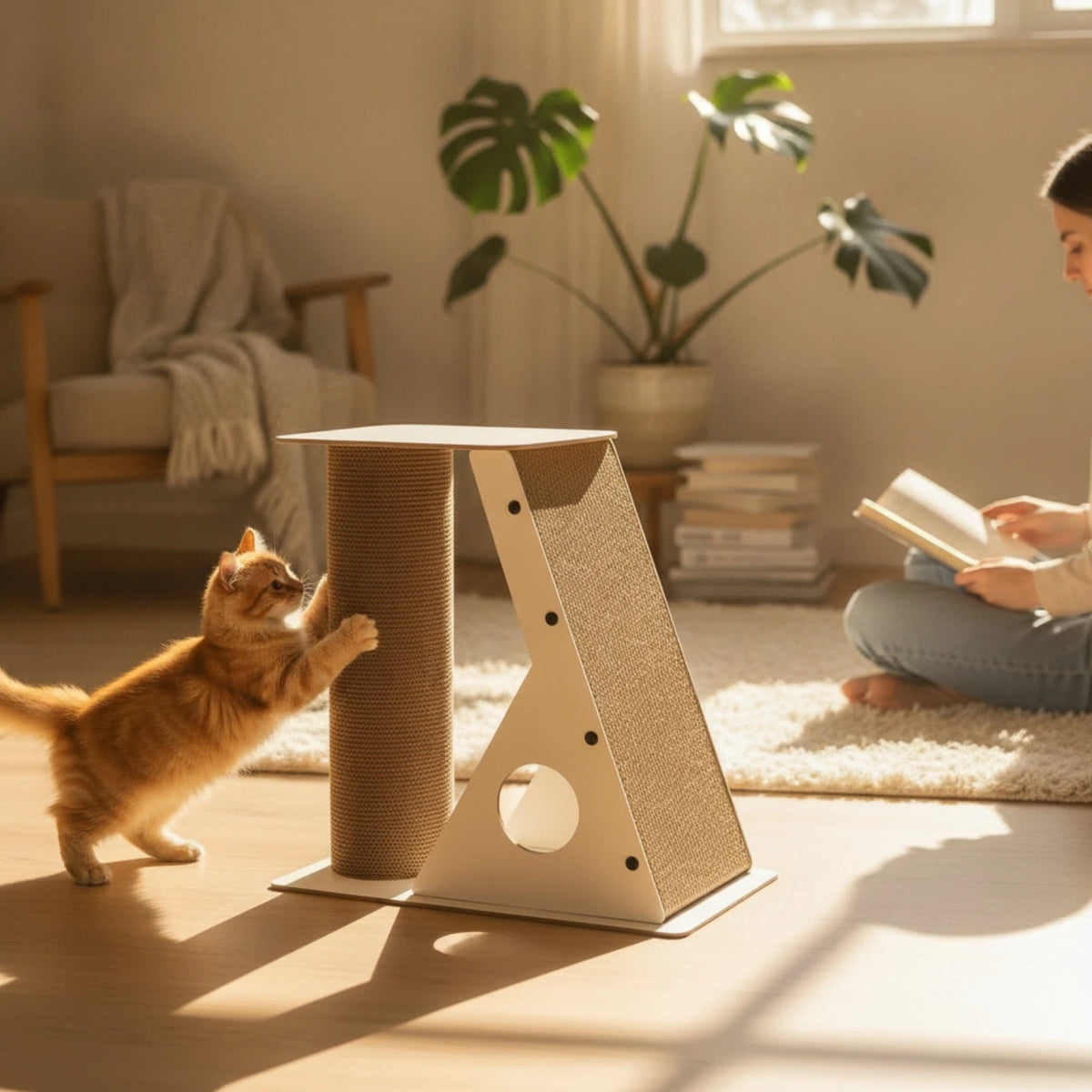 Natural Sisal Cat Scratcher — Healthy Claws & Daily Enrichment